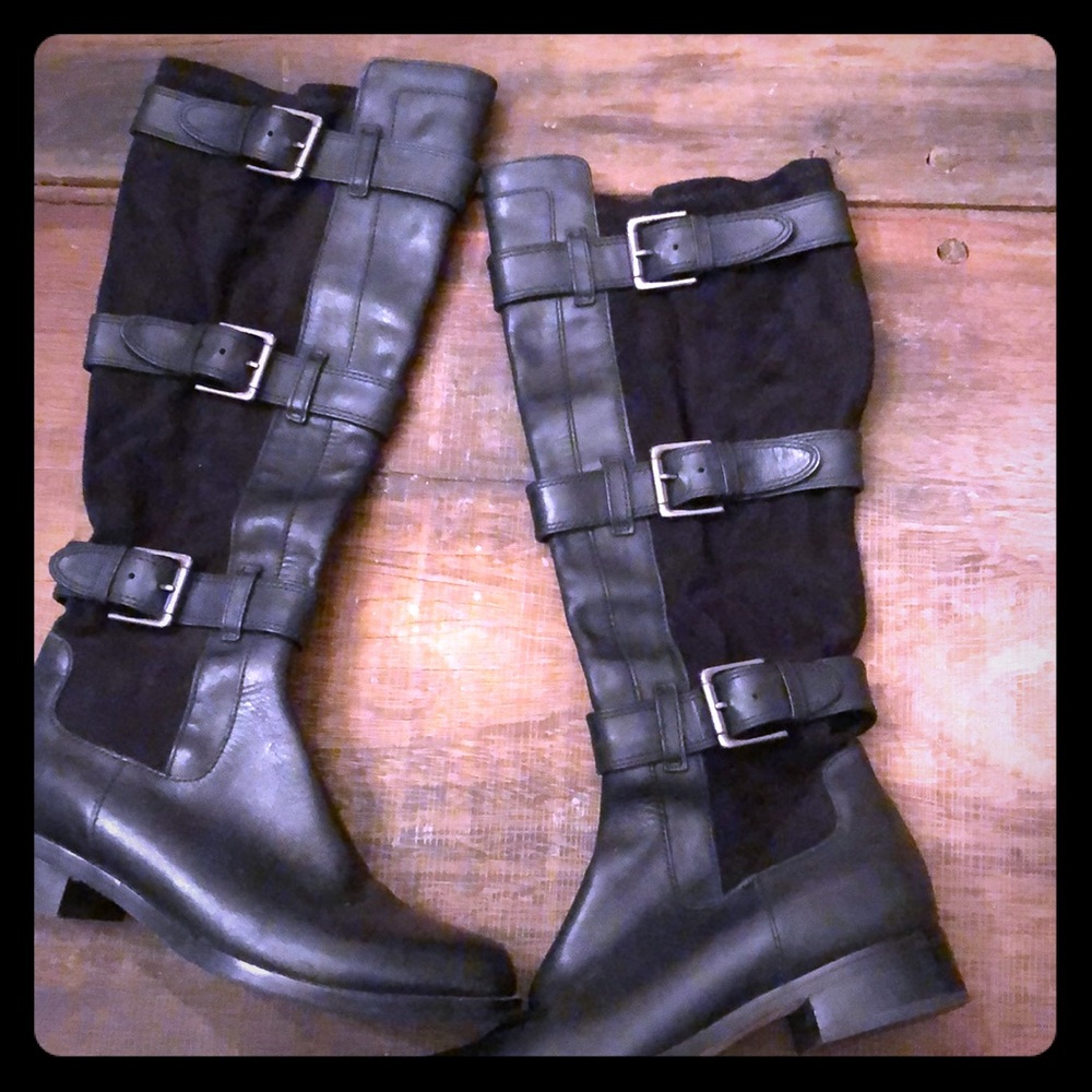 Cole Haan Nike Air sole comfort riding boots